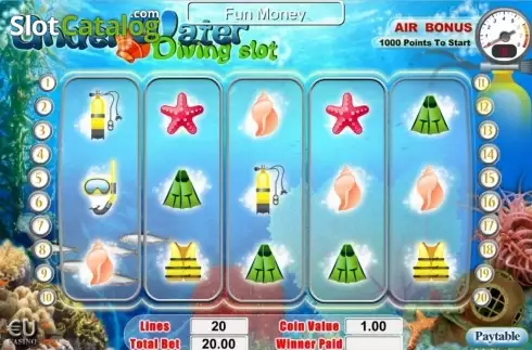 Скрин4. Under Water Diving Slot слот