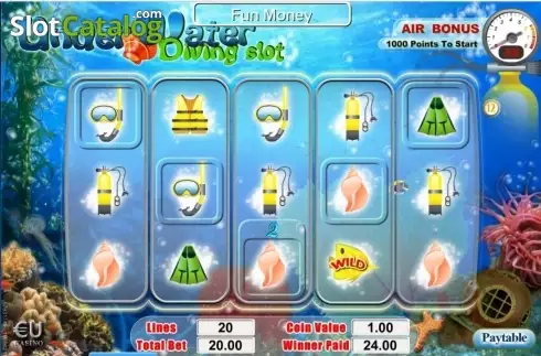 Скрин8. Under Water Diving Slot слот