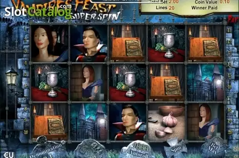 Скрин4. Vampires Feast Super Spin слот