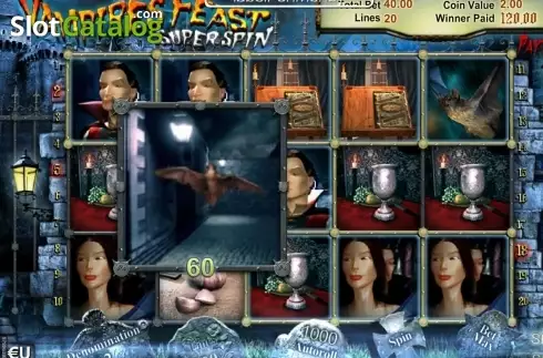 Скрин6. Vampires Feast Super Spin слот