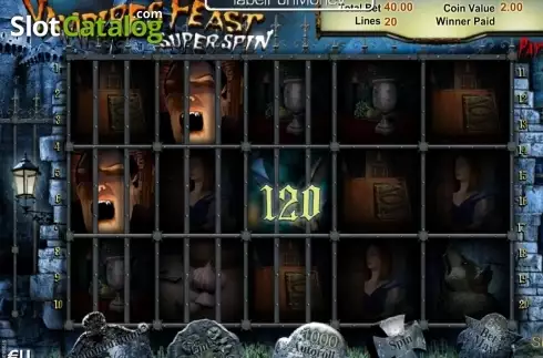 Скрин7. Vampires Feast Super Spin слот