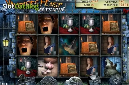 Скрин8. Vampires Feast Super Spin слот