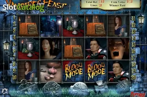 Скрин5. Vampires Feast (SkillOnNet) слот