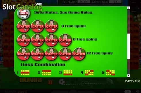 Скрин6. World Soccer (SkillOnNet) слот