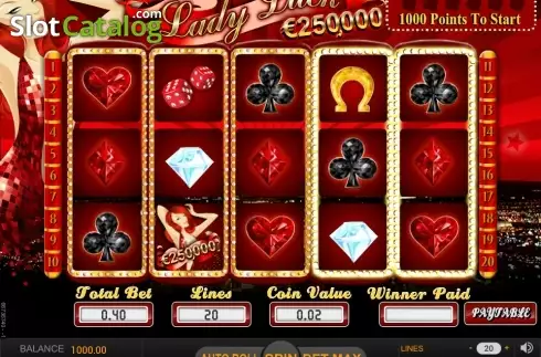 Скрин2. Lady Luck (SkillOnNet) слот