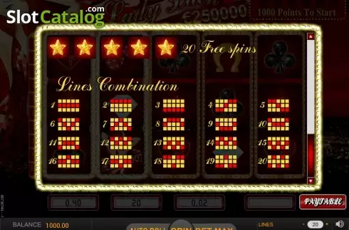 Скрин9. Lady Luck (SkillOnNet) слот