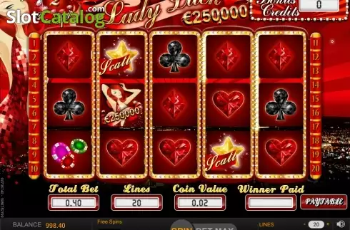 Скрин6. Lady Luck (SkillOnNet) слот