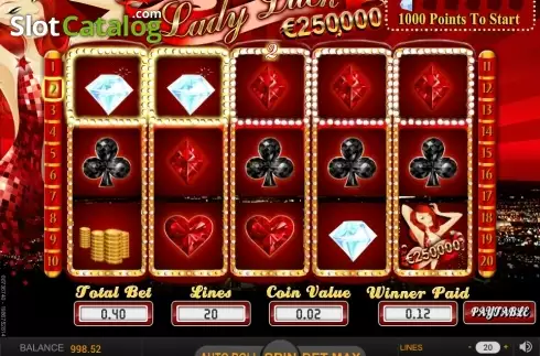 Скрин3. Lady Luck (SkillOnNet) слот