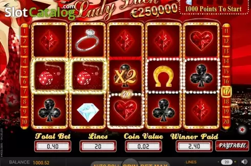 Скрин4. Lady Luck (SkillOnNet) слот