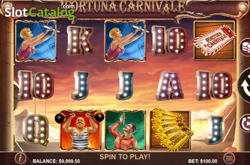 Скрин2. Fortuna Carnivàle слот
