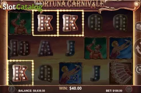 Скрин3. Fortuna Carnivàle слот