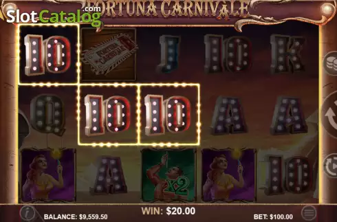 Скрин4. Fortuna Carnivàle слот