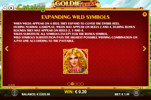 Скрин7. Goldie Lucks слот
