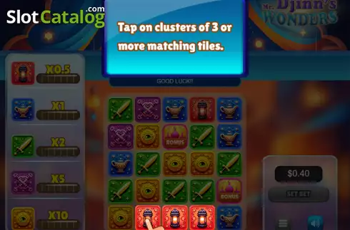 Скрин3. Mr. Djinn's Wonders слот