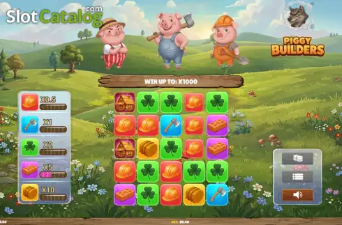 Скрин3. Piggy Builders слот