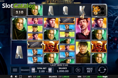 Скрин4. Expendables Megaways слот