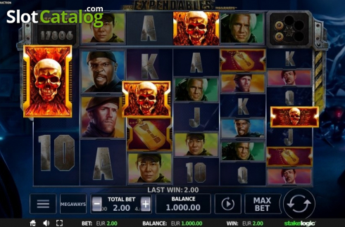 Скрин8. Expendables Megaways слот