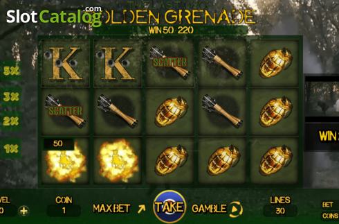 Скрин4. The Last Drop Golden Grenade слот
