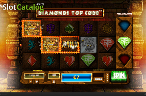 Скрин4. Diamonds Top Code слот