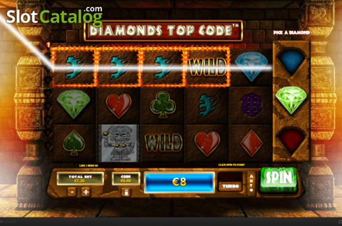 Скрин5. Diamonds Top Code слот