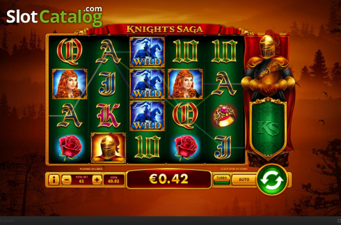 Скрин4. Knight's Saga слот