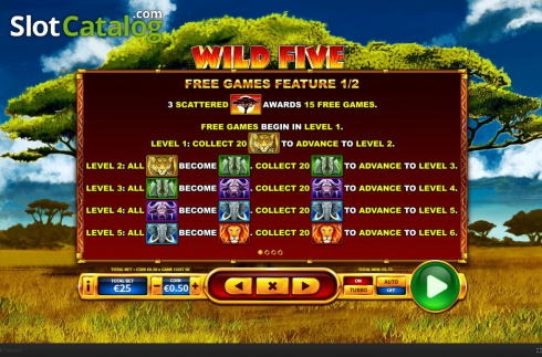 Скрин8. Wild Five слот