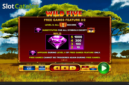 Скрин9. Wild Five слот