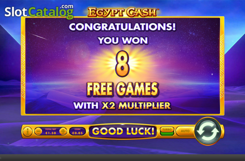 Скрин8. Egypt Cash слот