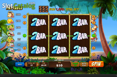 Скрин4. Triple Monkey (Skywind Group) слот