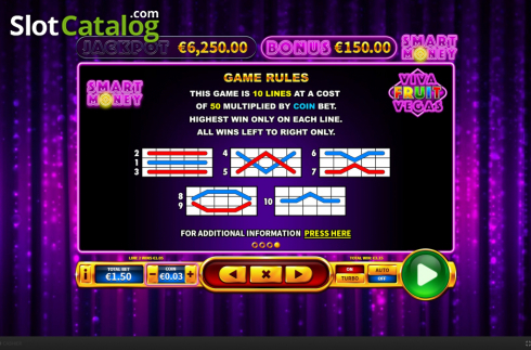 Скрин9. Viva Fruit Vegas слот