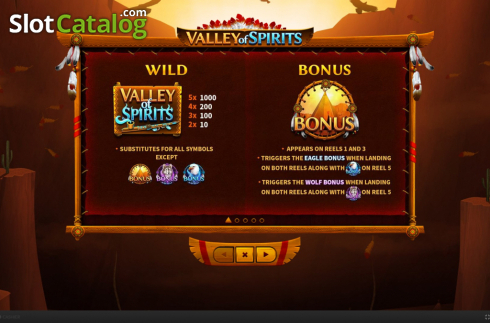 Скрин6. Valley of Spirits слот