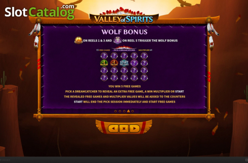 Скрин9. Valley of Spirits слот