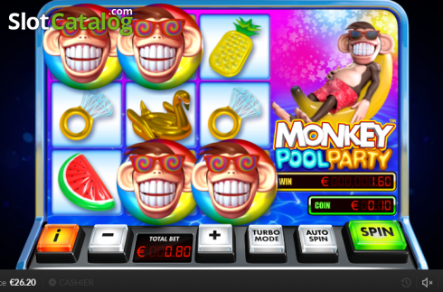 Скрин5. Monkey Pool Party слот