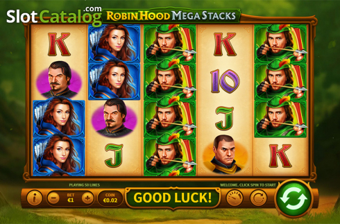 Скрин3. Robin Hood Mega Stacks слот