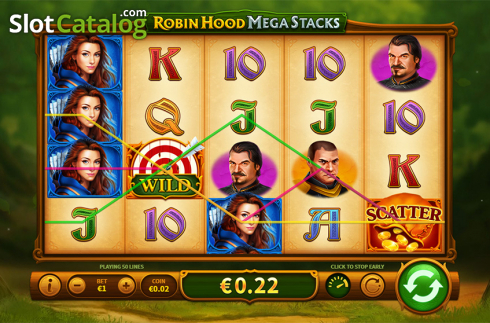 Скрин4. Robin Hood Mega Stacks слот