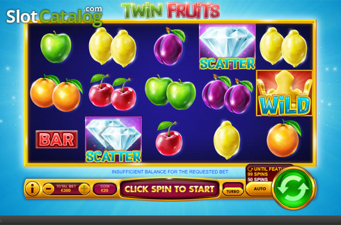Скрин2. Twin Fruits слот