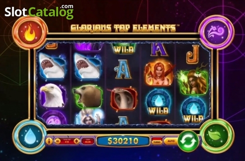 Скрин2. Glorious Top Elements слот