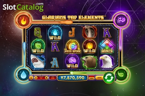 Скрин9. Glorious Top Elements слот