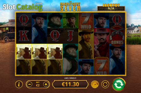Скрин3. The Magnificent Seven (Skywind Group) слот