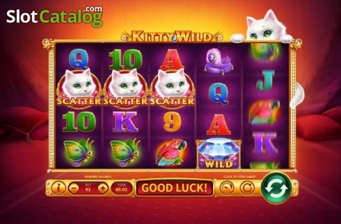 Скрин2. Kitty Wild слот