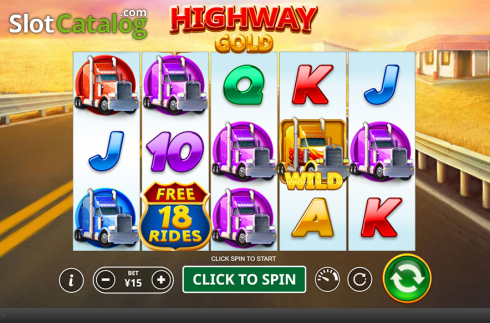 Скрин2. Highway Gold слот