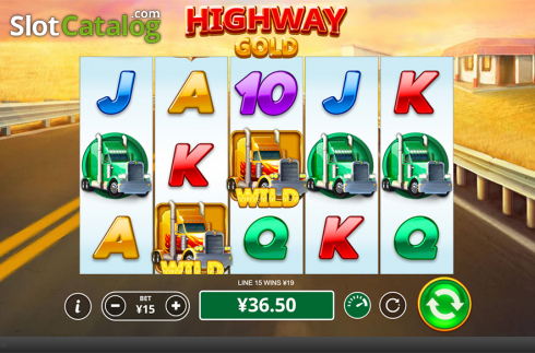 Скрин3. Highway Gold слот