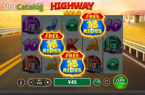 Скрин4. Highway Gold слот