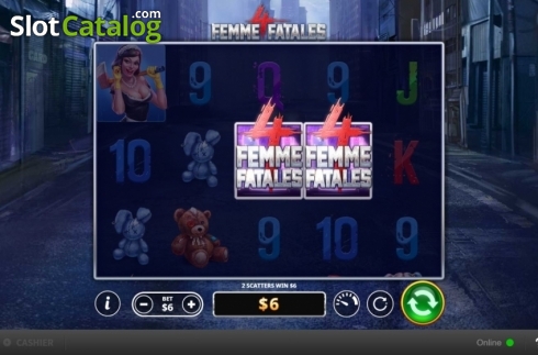 Скрин3. Four Femme Fatales слот