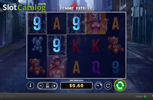 Скрин4. Four Femme Fatales слот