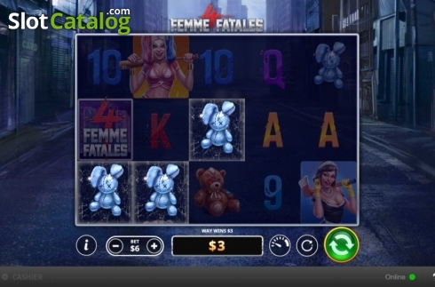 Скрин5. Four Femme Fatales слот