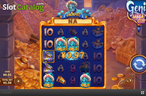 Скрин3. Genie Mega Reels слот