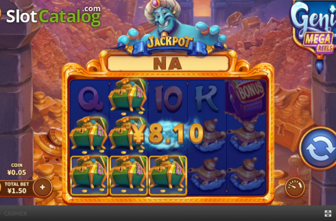 Скрин4. Genie Mega Reels слот