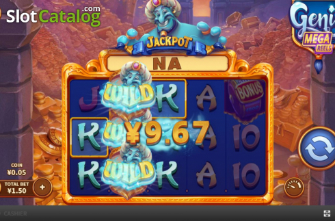 Скрин6. Genie Mega Reels слот