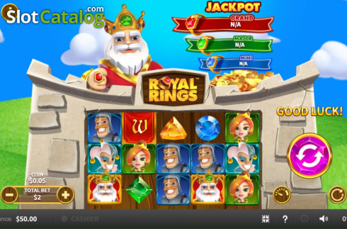 Скрин3. Royal Rings слот